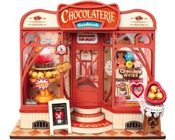 Robotime Sweet Chocolate Shop - Rolife DIY Miniature House Series - DS046 - Miniatuur - Bouwpakket - Cadeautip - Modelbouw