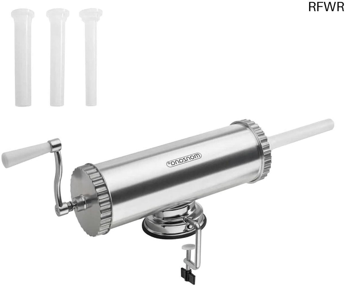 Worstenvuller - Worstenmaker Machine - Handmatig - RVS - Koken