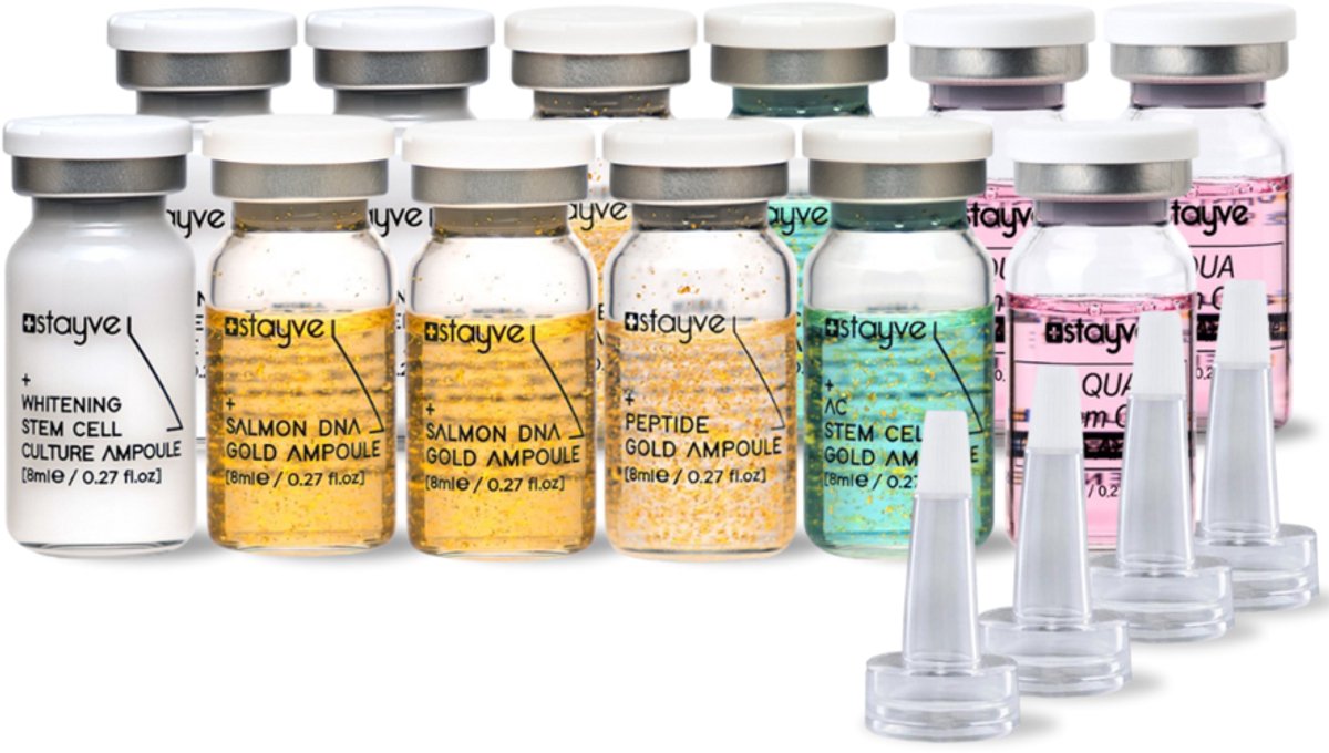 Stayve Booster Starter Kit / 12x 8ml ampullen met 4 doseerdopjes