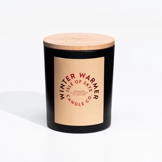Geurkaars Winter Warmer Black Tumbler 45 uur - Kruidig - Isle of Skye Candle