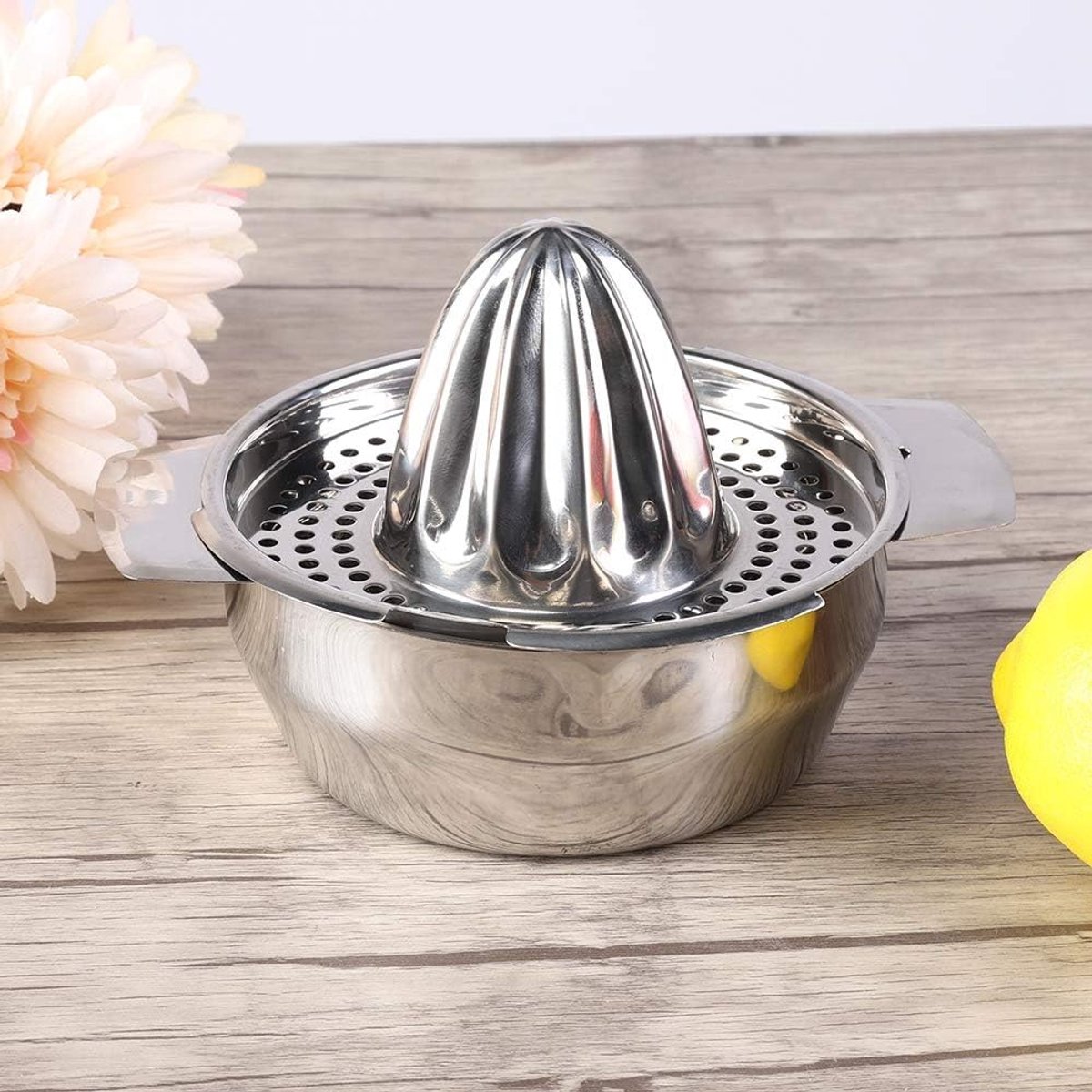 Citrus Sapcentrifuge - Handpers Vruchten - Verse Sapjes Maken - Antislip Stabiele Basis - 16 x 13 x 7 cm