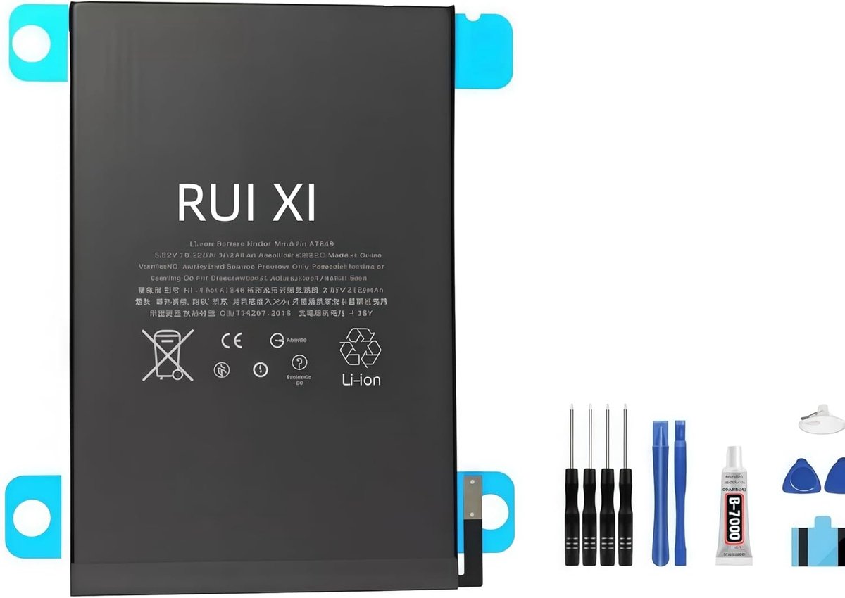 Vervangende Batterij - Tablet Accu - Tablet Gebruik - Inclusief Toolkit - 5124mAh Capaciteit