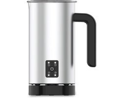 Elektrische melkopschuimer - roestvrij staal - anti-aanbak - stil en snel - afneembare basis - 550 W - 150 ml/300 ml - cappuccino - melkopschuimer - inhoud