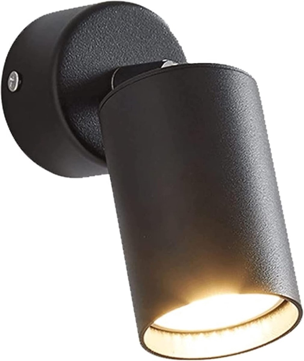Moderne Wandlamp - Led Schijnwerper - Lezen aan bed - Verstelbare Hoek - Zwart