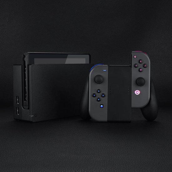 Verlichte Knoppen Set - Joycon Accessoires - Gaming Personaliseren - Meerdere Kleuren 9 Modi - 5x5x1.5 cm - Zwart — afbeelding 2