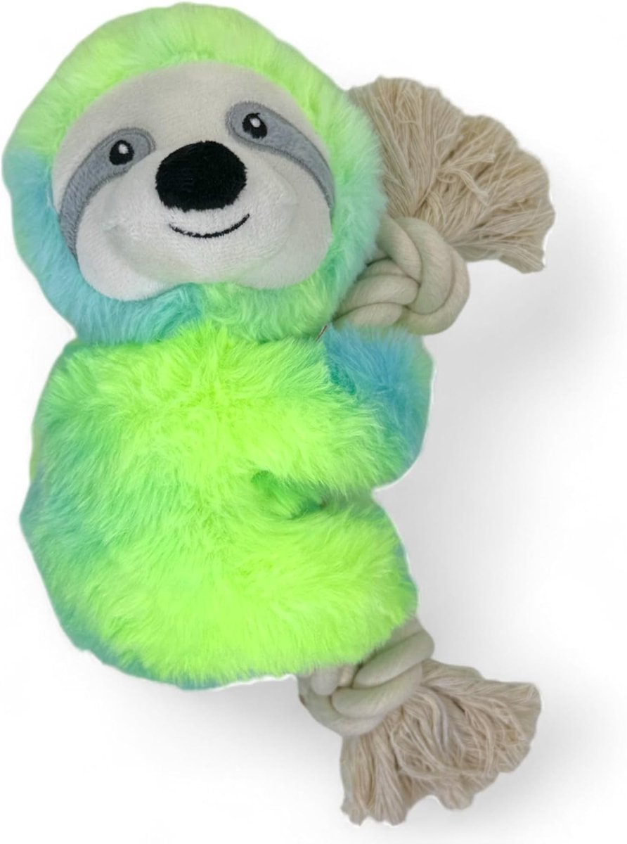 Koala Hondenspeelgoed - Knuffel Speeltje - Apporteerspellen - Met Piepfunctie - 24x11x9 cm - Groen Blauw