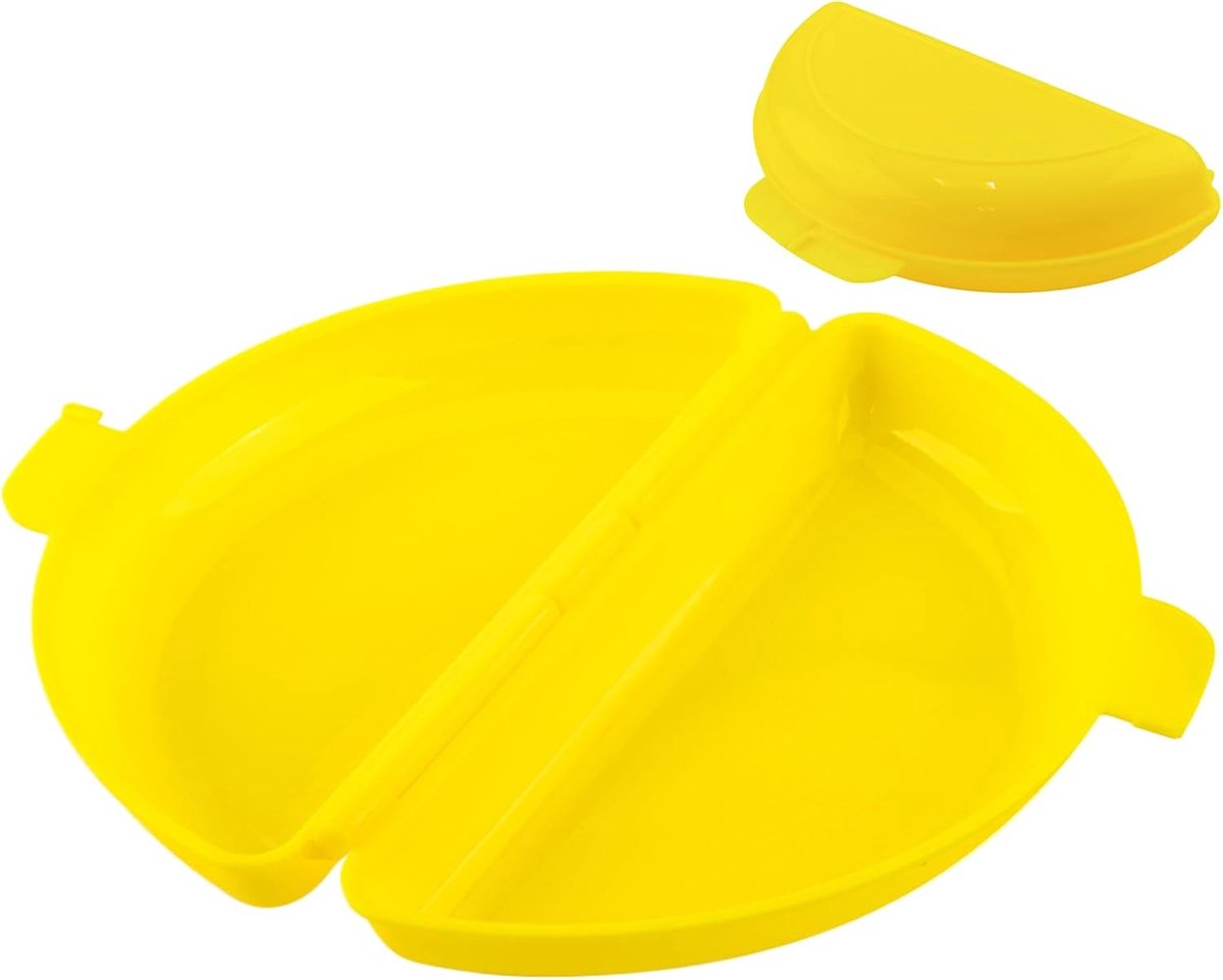 Omeletmachine - Eierkoker pan - Snelle maaltijden - Compact en draagbaar - 12 cm - Halfrond