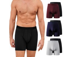 Boxer Shorts Heren - Onderbroeken Bamboe - Dagelijks Comfort - 3D Pouch Ontwerp - M tot XXL