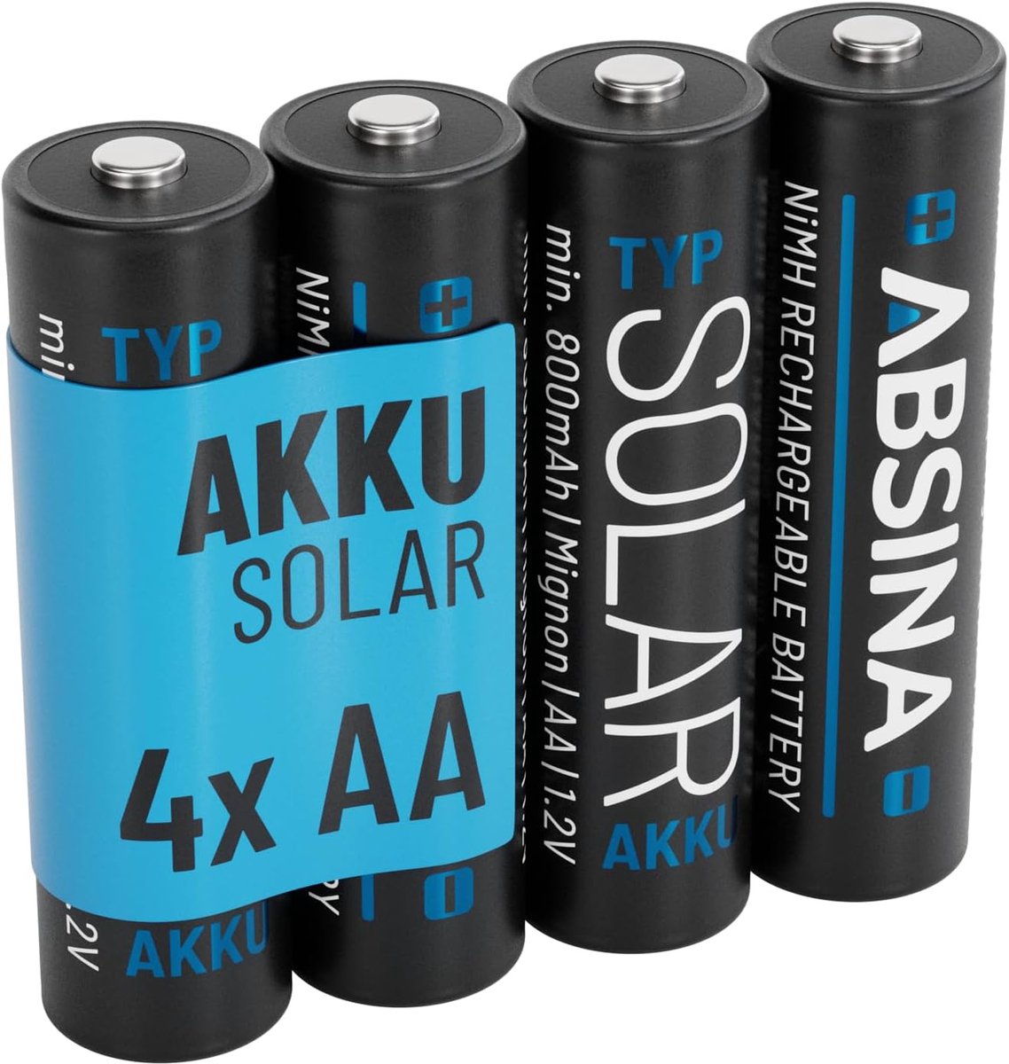 Oplaadbare Batterijen - AA Batterijen - Solar Verlichting - 800 mAh Capaciteit - 1.2 Volt