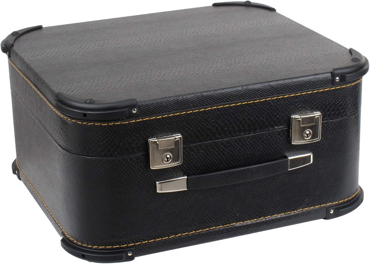 Accordeon Koffer - Draagkoffer Instrument - Muziek Transport - Houten Kern - 48 Bass - Zwart