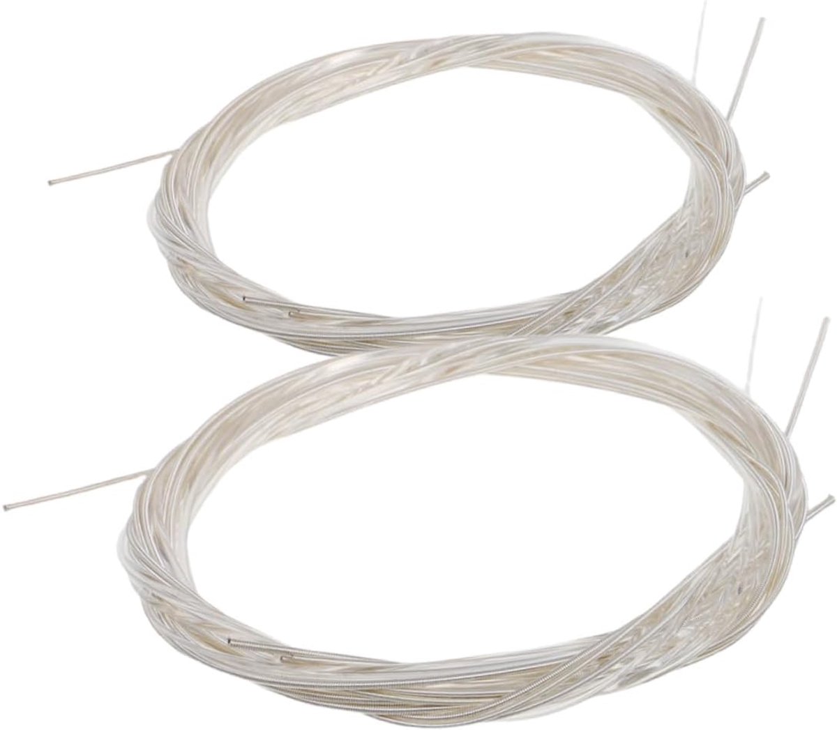 Gitaar Sets - Bass Snaren - Muziek Maken - Dubbele Set - 8 x 7.5 cm - Wit