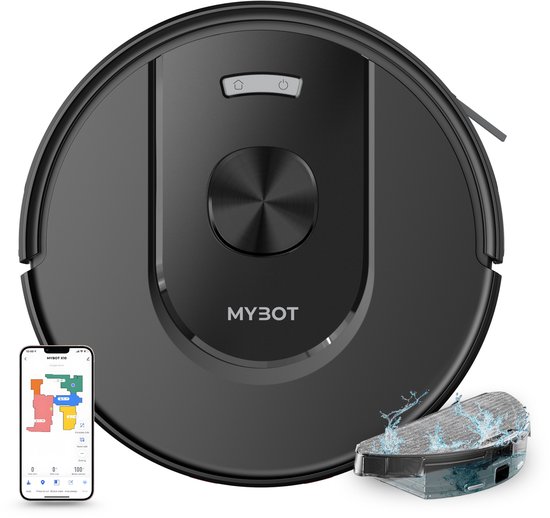 Quality Needz MYBOT X10 Robotstofzuiger met Dweilfunctie - Quality Needz - €119,00