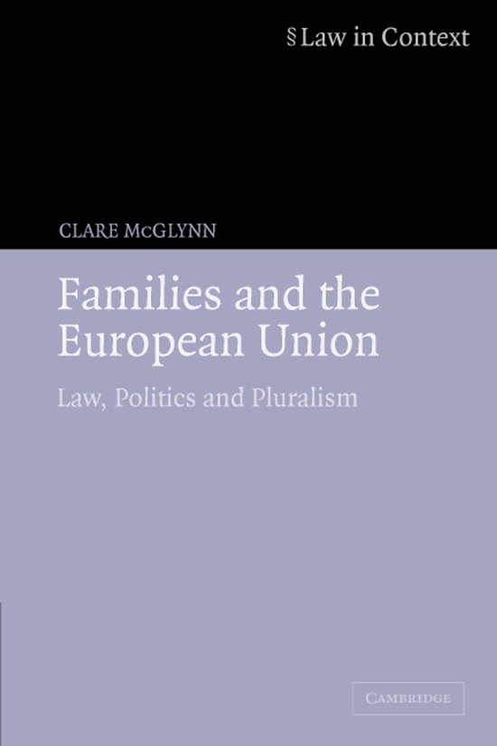 Families and the European Union - cover