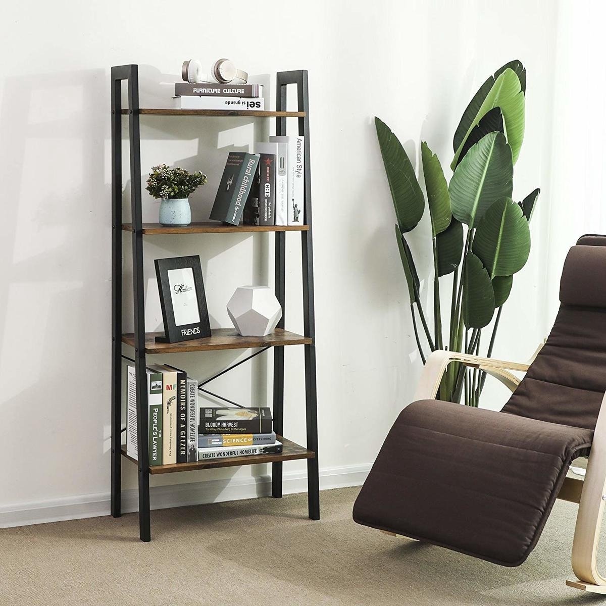 Bobbel Home - Boekenkast - Industrieel - Metaal - Zwart