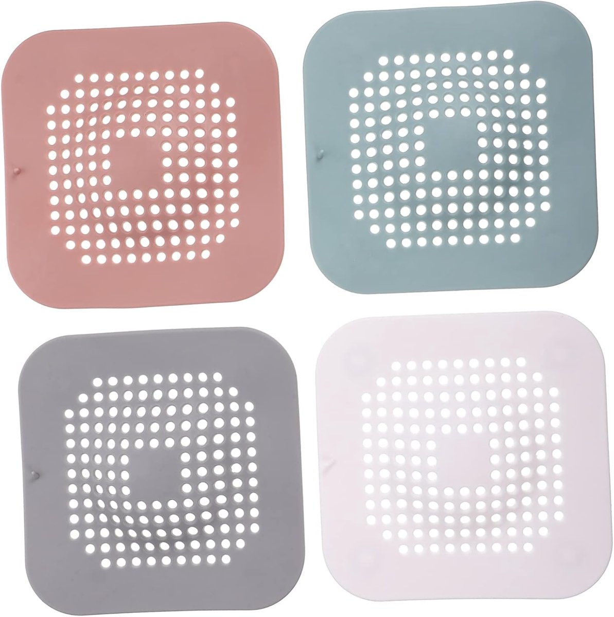 Vloerafvoer Covers - Wastafeldeksels - Verstopte Afvoeren Voorkomen - Waterdicht Geurvrij - 14.5x14.5 cm - Diverse Kleuren