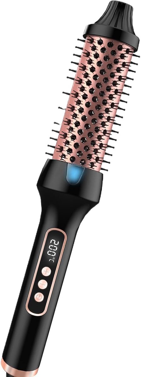Keramische Krulborstel - Verwarmde Styler - Haar Volume - Snelle Opwarming - 32 x 8 cm
