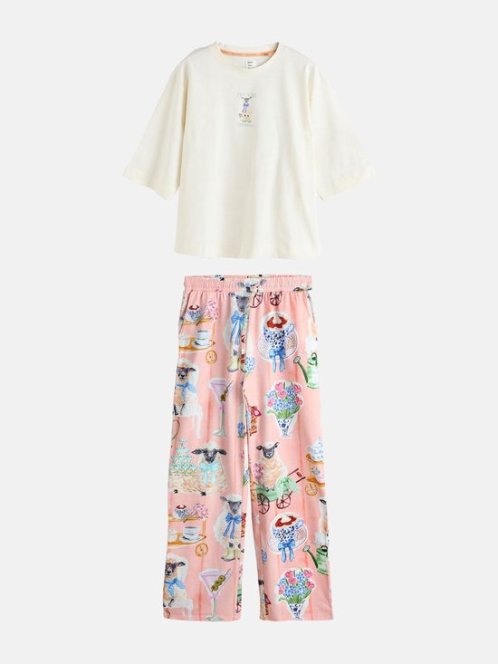 Next Pyjama met korte mouwen