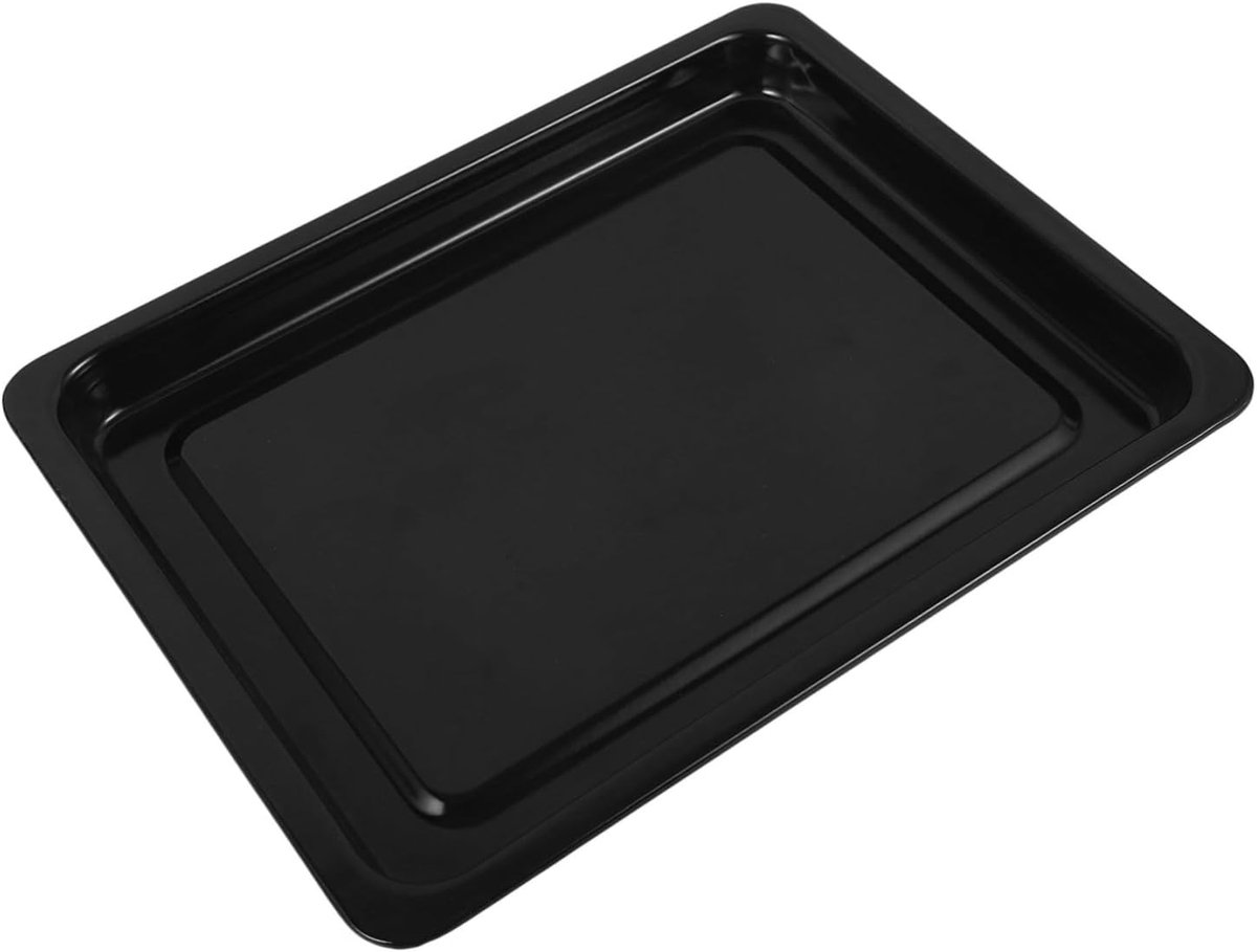 Bakplaat Oven - Bakvorm Braadslede - Keuken Bakken - Compact Formaat - 31x24x2cm - Zwart