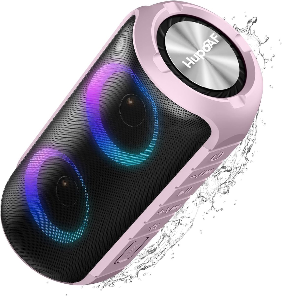 Draagbare Bluetooth Luidspreker - Muziekbox Lichtshow - Feest en Outdoor - IPX7 Waterdicht - 52mm Speaker Diameter