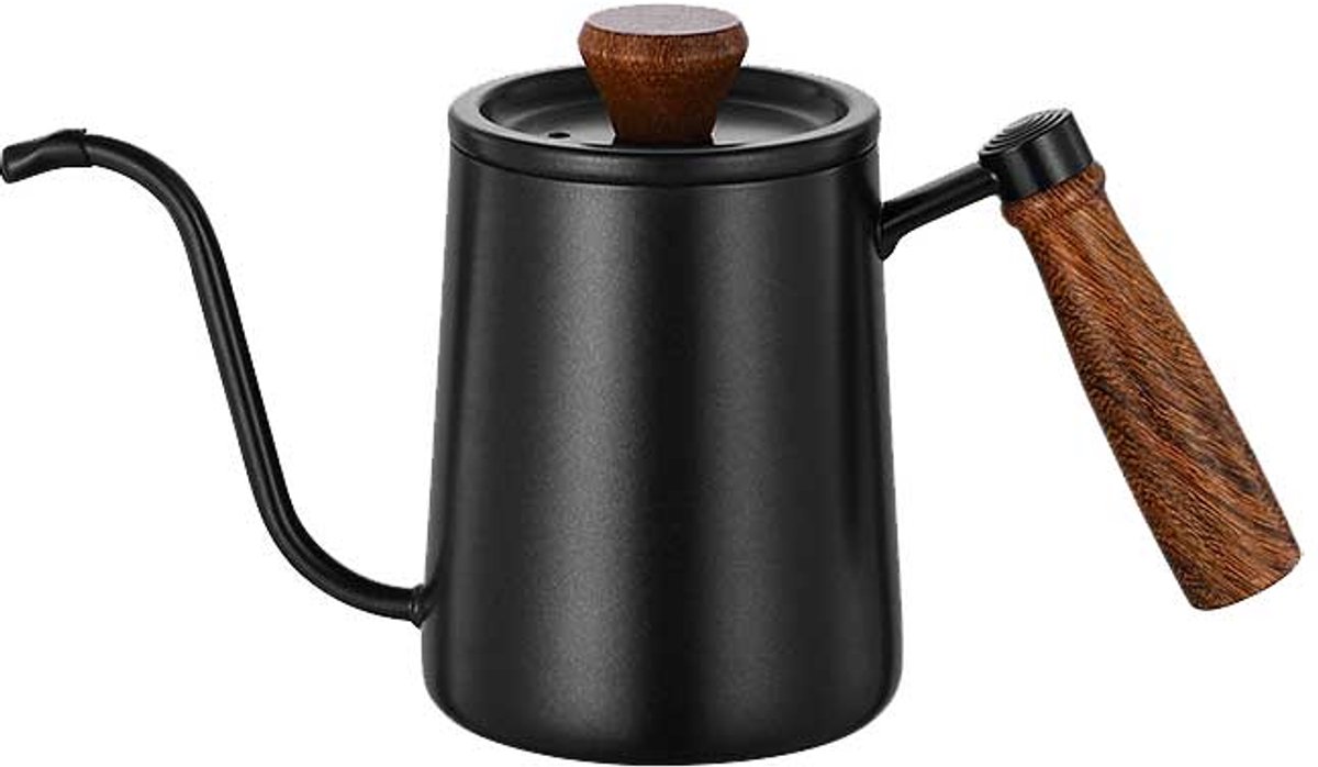 Koffiekan – Theepot – Pour-over koffieketel met zwanenhals – Ketel met zwanenhals - 600ml–
