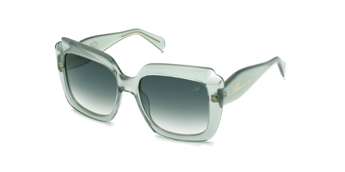 Blumarine SBM889 Verde opalino lucido 55/18/140 WOMAN Zonnebrillen