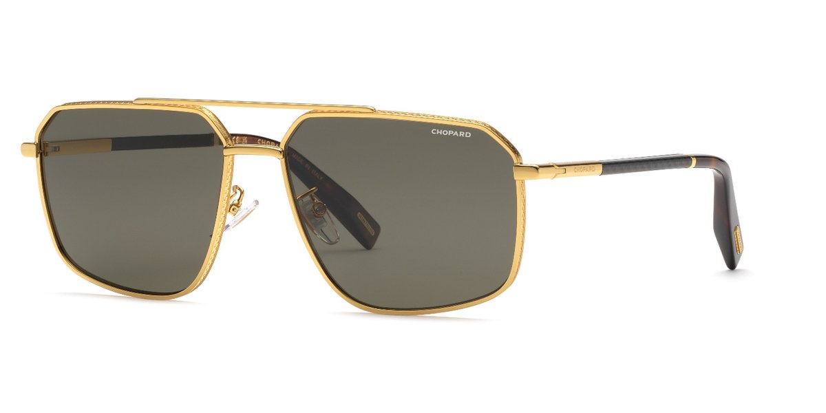 Chopard SCHL77 Oro giallo lucido 61/16/145 MAN Zonnebrillen