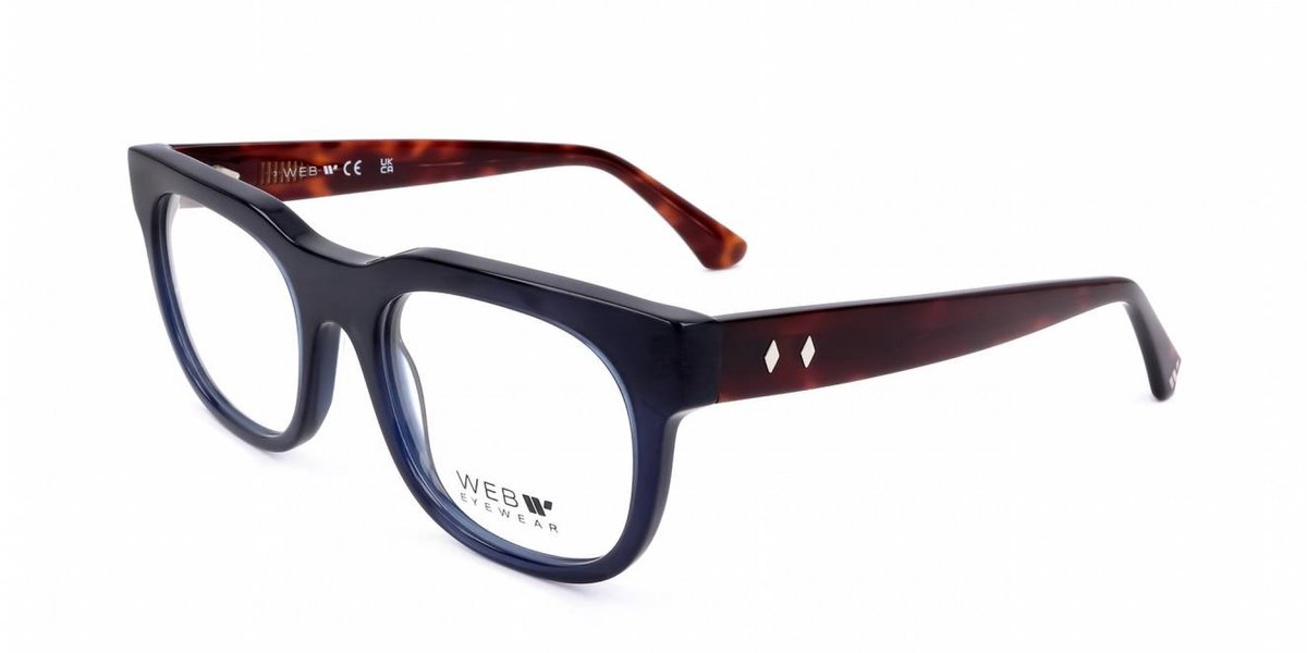 Web WE5425 Blue 53/20/145 MAN Brilmonturen