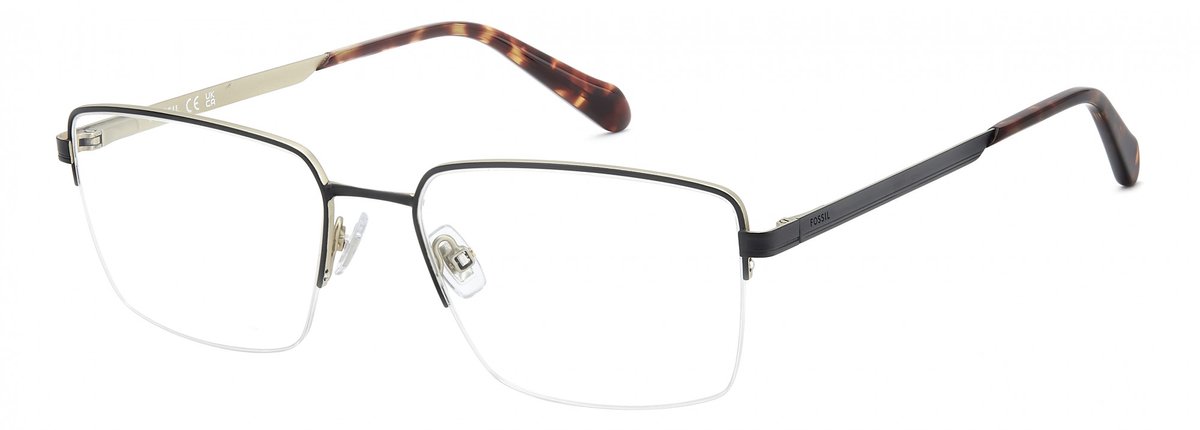 Fossil FOS 7208/G Matte black 55/18/145 MAN Brilmonturen