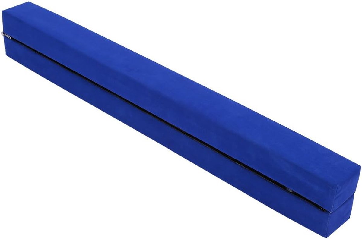 Evenwichtsbalk Gymnastiek - Balansbalk Training - Beginners Oefenen - Opvouwbaar Roestvrij Staal - 2.2 Meter Lengte - Grijs