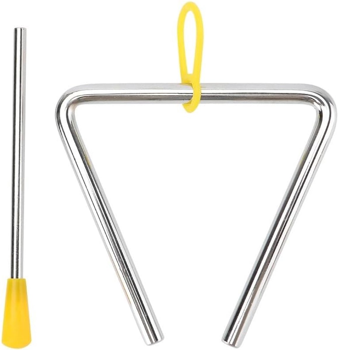 Muziek Driehoek - Percussie Instrument - Muziek Maken - Set van 5 stuks - One Size - Color1