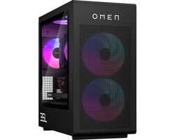 HP OMEN 35L GT16-0162nd Intel Core i7-14700F 16GB DDR5 1TB PCIe NVMe SSD RTX 5060 8GB W11H Intel® Core™ i7 DDR5-SDRAM NVIDIA GeForce RTX 5060 Windows 11 Home Tower PC AI PC Zwart