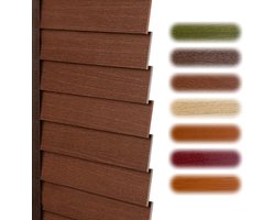 Houten Jaloezieën - Raambekleding Lamellen - Binnen Buiten - Eenvoudige Installatie - Bruin