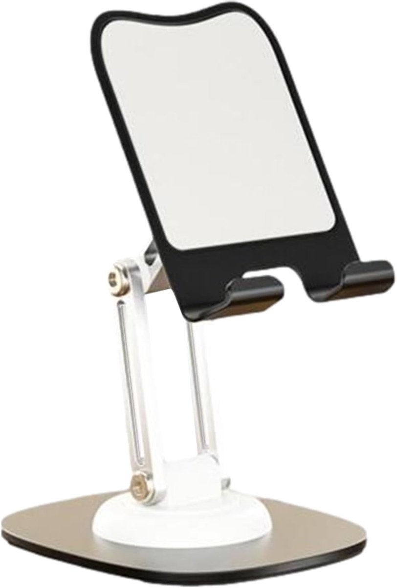 Telefoonhouder Bureau - Desktop Stand - Video Bellen - 360 Graden Rotatie - 11.3 x 8 x 4 cm