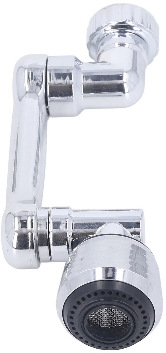 Allecto - Kraanverlenger - Keuken - Badkamer - Filter - Draaibaar - ABS - 1080 graden - Wit - Bevestiging - Geschikt voor kinderen - Gebruiksvriend...