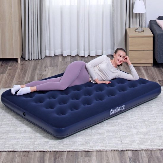 Luchtmatras 191 m x 137 m x 22 cm met volledig hands-AC-pomp - Comfortabel slapen — afbeelding 5
