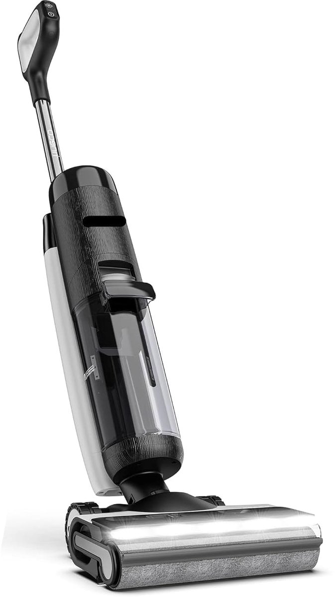 Steelstofzuiger Draadloos - Steelstofzuiger - Stofzuiger - Steelstofzuiger Snoerloos - Krachtige Zuigkracht - 25 V - Nat Droog Stofzuiger - LCD - Stofemmer - Wit
