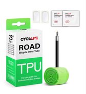 Cyclami TPU Fiets Binnenband 18–32c – Ultralicht, Extra Sterk & 3-Laags Lekbestendig – Ideaal voor Racefiets