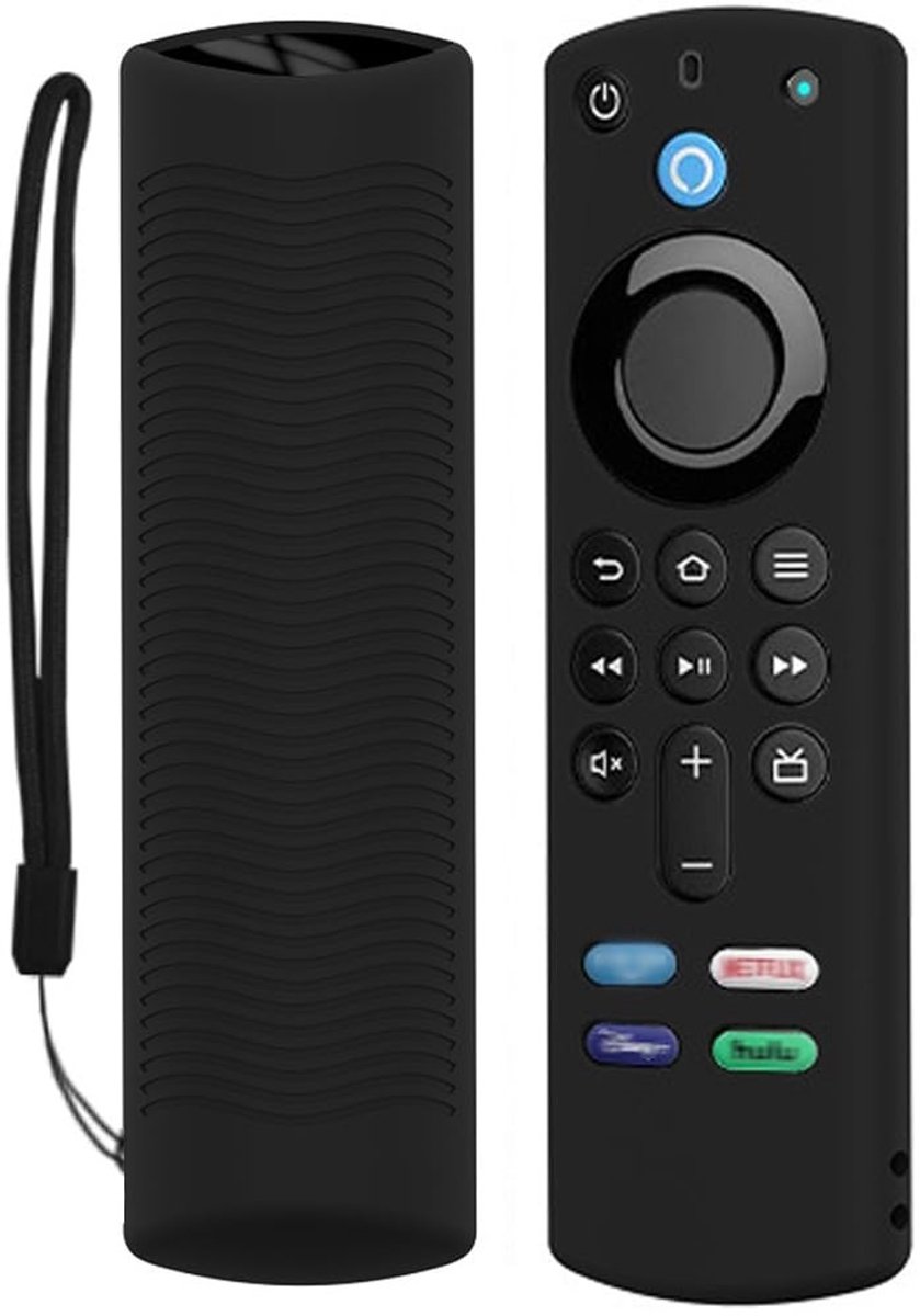 Allecto - Afstandsbediening Hoes - Siliconen - Non-Slip - Beschermhoes - Afstandsbediening - Geschikt voor Fire TV Stick 4K/Alexa Voice Remote (3rd...