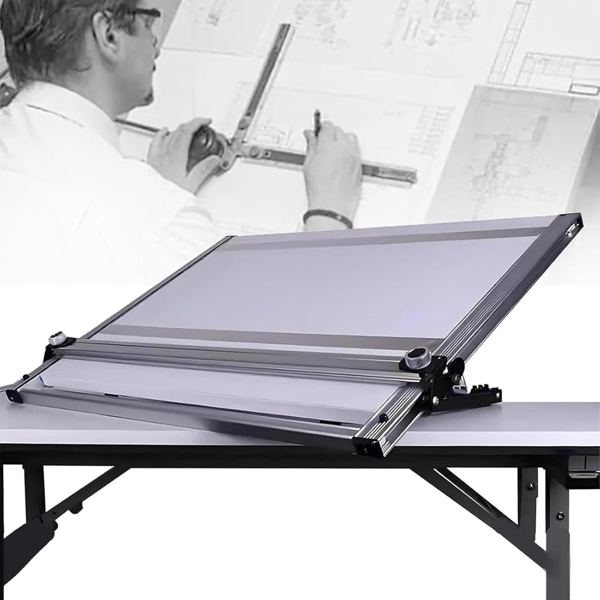 Tekentafel A2 - Tekentafel Bureau - Architectuur Tekenen - Verstelbare Hoek - 60x45cm