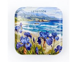 Naaldendoosje - LETI - Metalen doosje Blue Harmony - letistitch