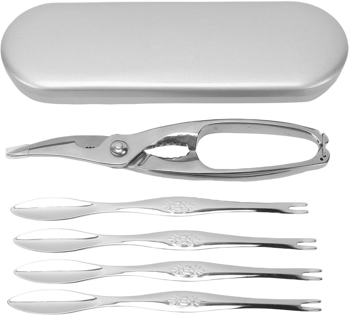 Zeevruchten Gereedschap - Krab & Kreeft - Eten Bereiden - Roestvrij Staal - Set van 5