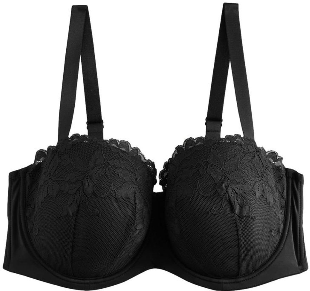 Next - Dames - F-K Ultimate Support kanten multiway beha - Zwart