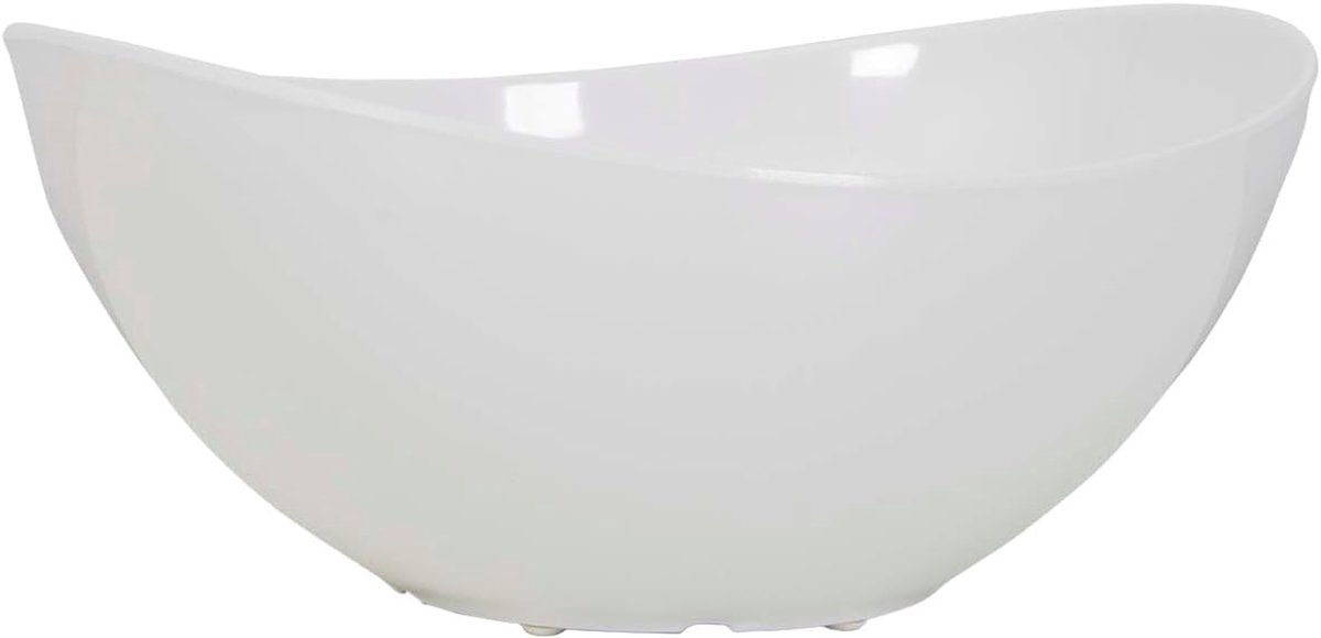 Saladeschaal - Serveerkom - Maaltijden Serveren - Vrijwel Onbreekbaar - 26 x 23 cm - Wit