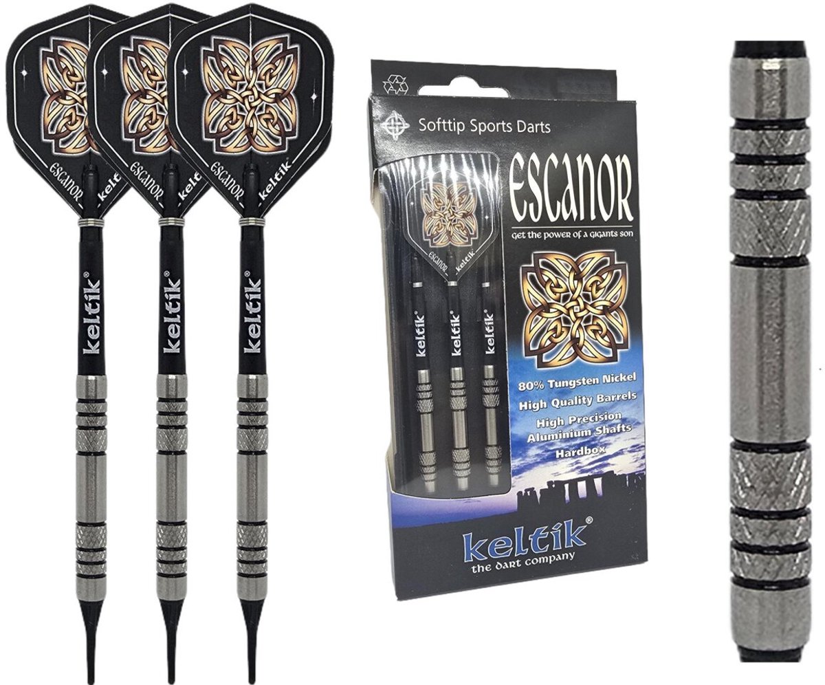 Softdart Soft Dart Pijlen Keltik Escanor 16 g - 80% Tungsten