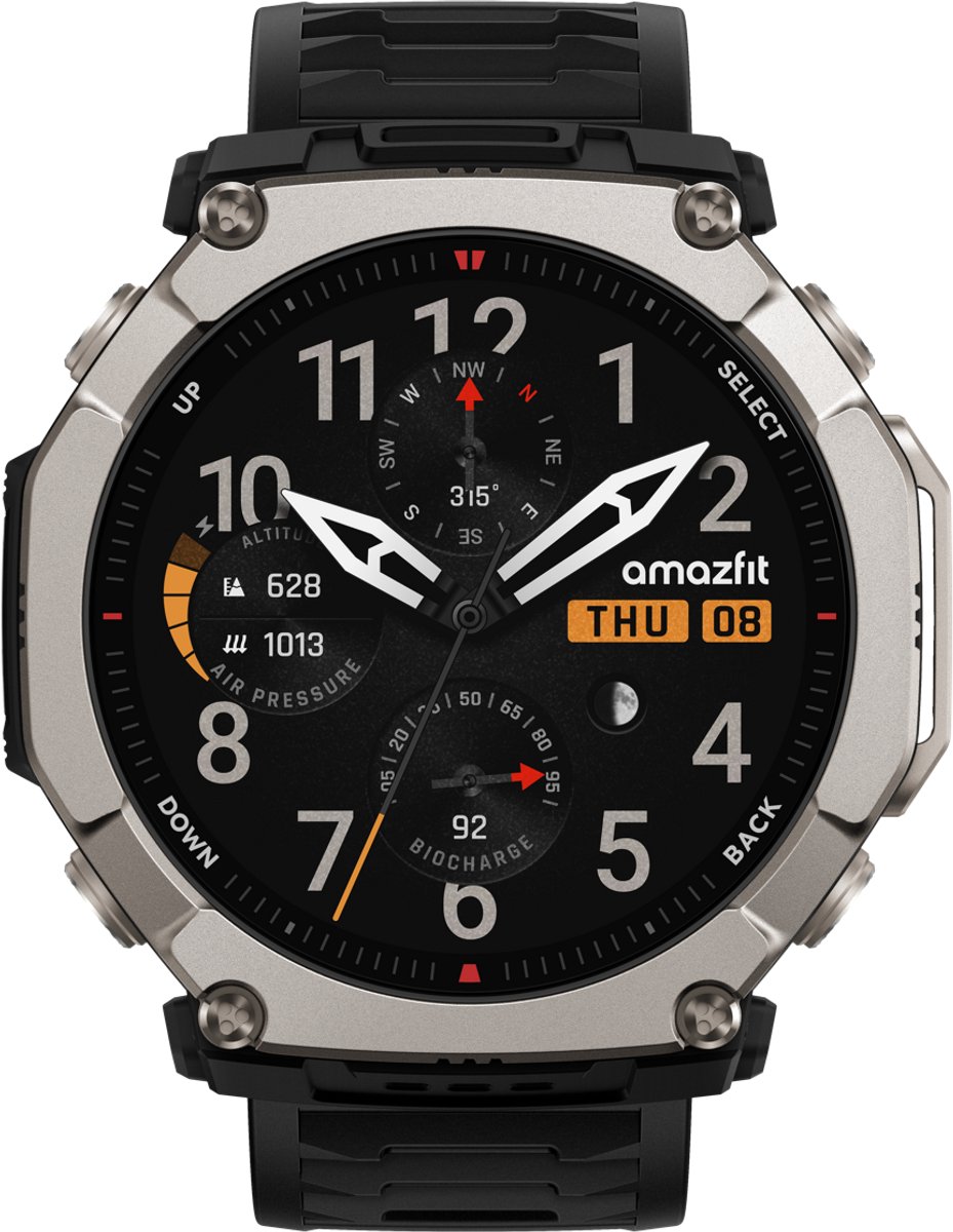 Amazfit T-Rex Ultra 2 Zwart