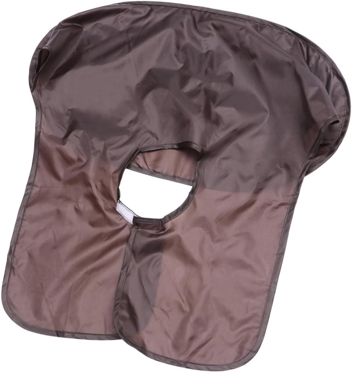 Opvouwbaar Schort - Kapperscape Baardvanger - Haarstyling Scheren - Draagbaar Opvouwbaar - 57 x 34 cm - Koffie