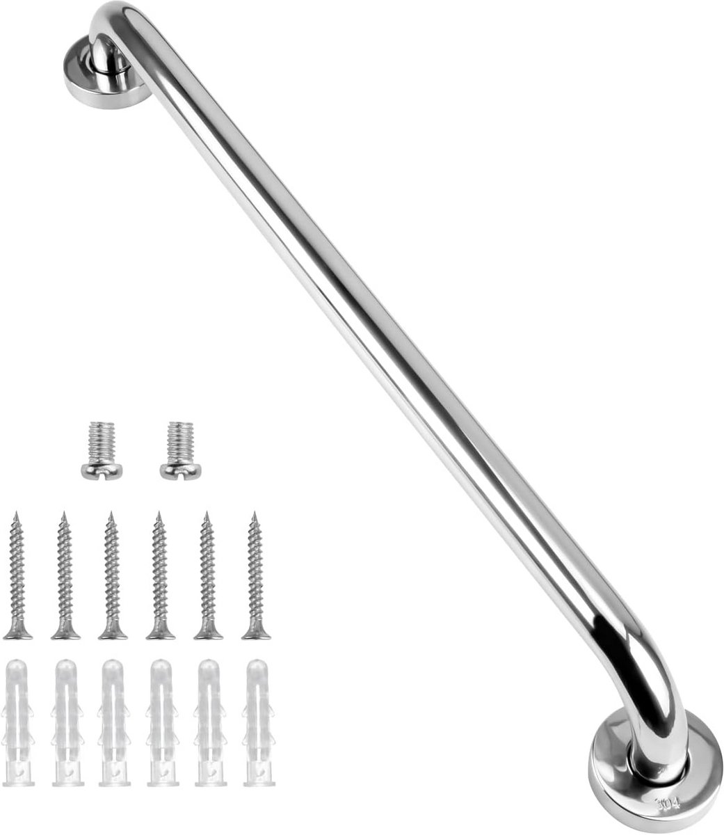 Badkamerleuning 60cm RVS Veiligheidsgreep voor Douche en Trap