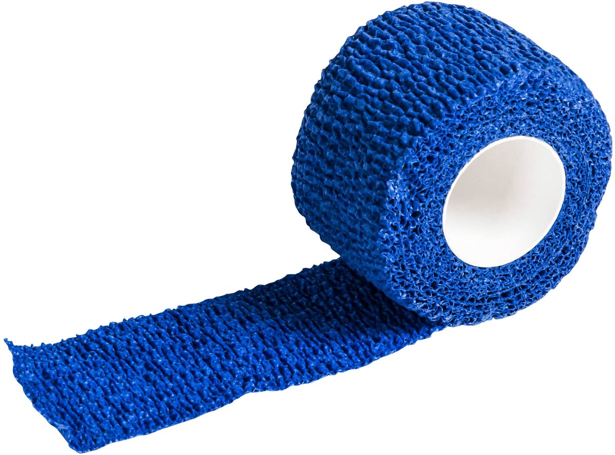 Vinger- snelverband Waterafstotend Elastisch 3cm x 7m Blauw (B4)