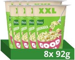Knorr Good Pasta - Carbonara XXL - zonder kunstmatige kleurstoffen en conserveermiddelen - 8 x 92 g