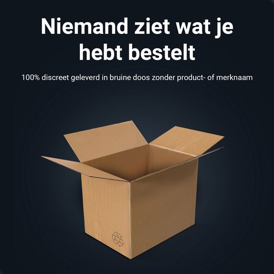 Een open bruine kartonnen doos op een donkere achtergrond.